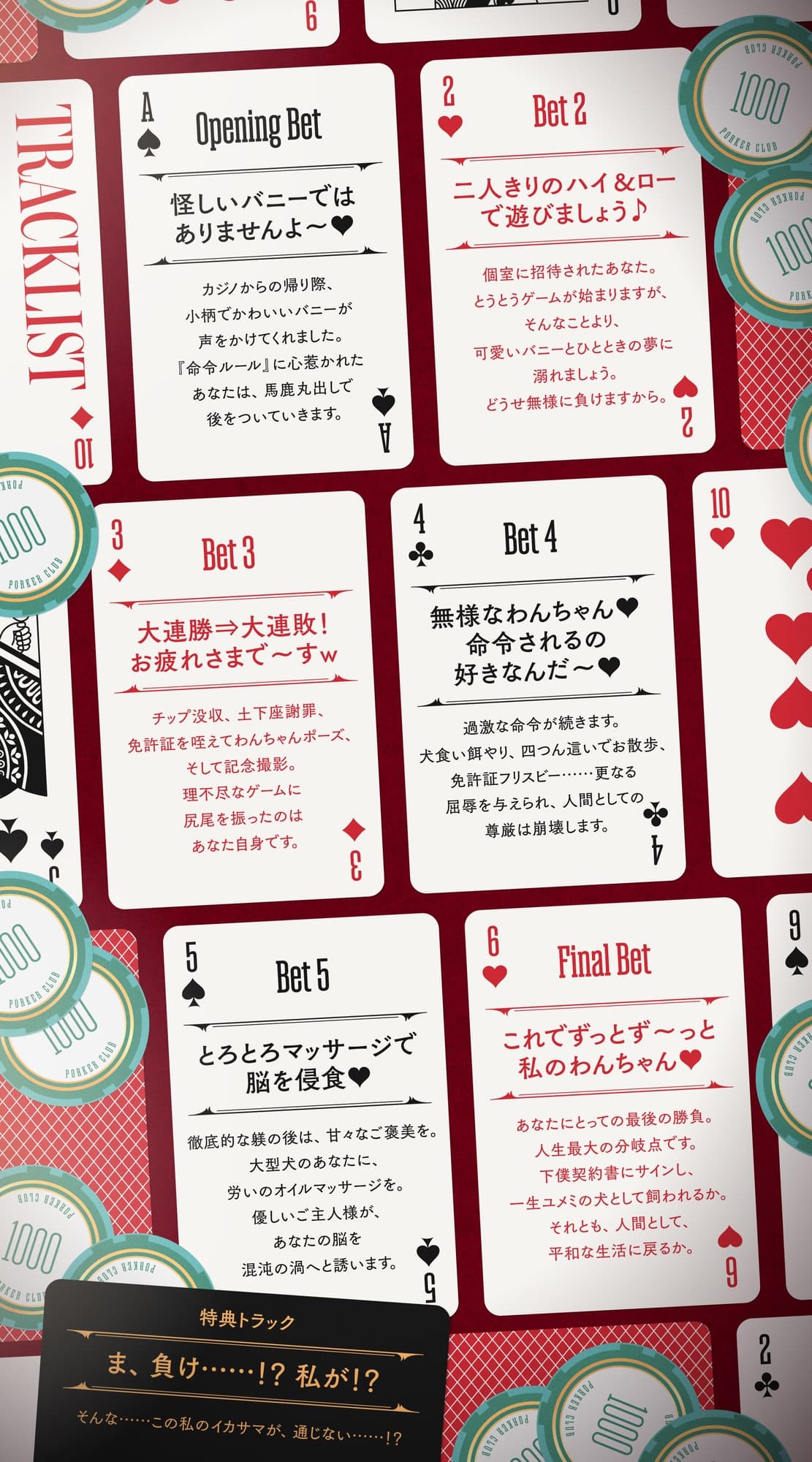 負け癖を看破してくるドSバニーガールに『免許証フリスビー』や『マゾ豚変態煽り』で徹底的に辱められ犬堕ちしてしまい湿度高めじっとり共依存エンド #イカサマバニー